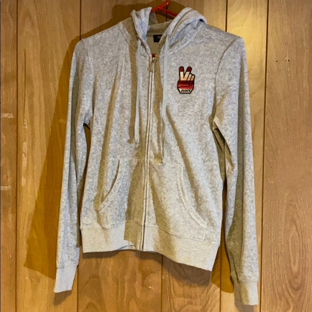Juicy Couture Light grey Zip Up